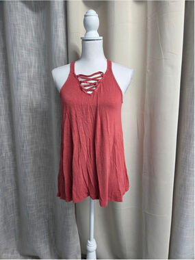 Mossimo Supply Co. Coral Summertime Boho Festival Tank Top Size S